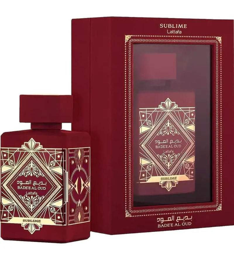 LATTAFA Badee Al Oud Sublime Eau De Parfum Spray for Unisex, 3.4 Ounce