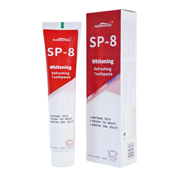 SP-8 PROBIOTIC WHITENING Toothpaste Rich in Many Probiotics Effective Tooth Cleaning and Oral Health Management,Effect Is Better than SP-6 and SP-7 White Teeth Gentle Cleansing