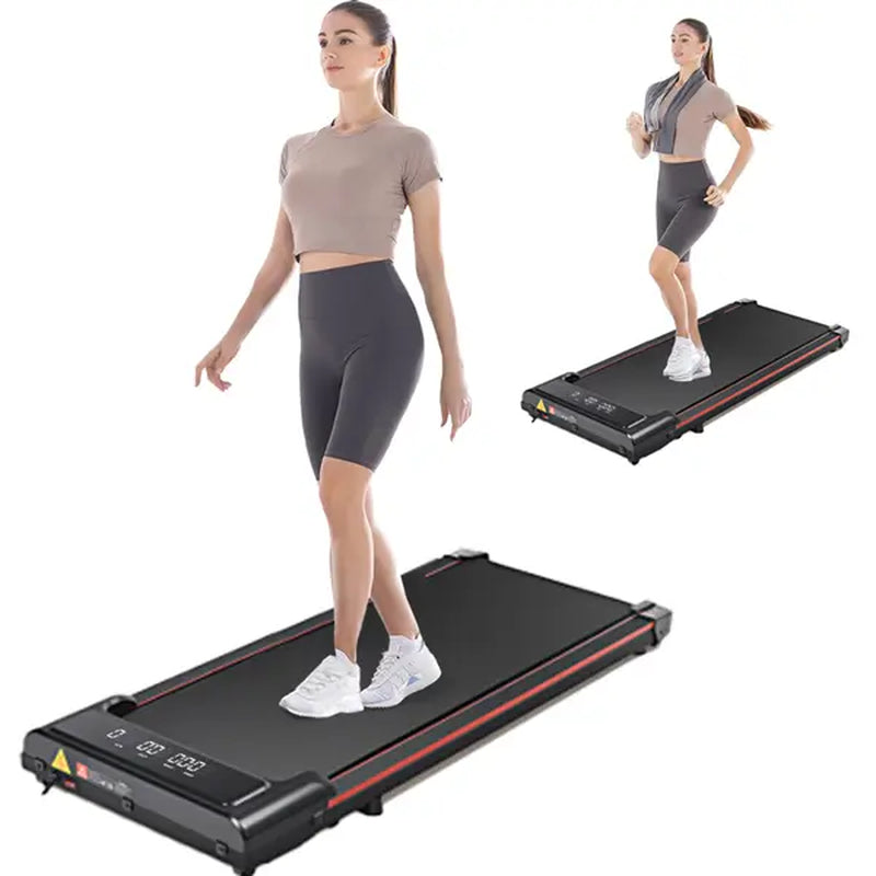 [Fahuac] 2 in 1 Folding Treadmill, 265LBS under Desk Treadmill for Home/Office, 2.5HP Treadmills with Remote Control, LED Display